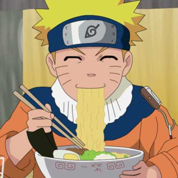 Naruto eating ramen